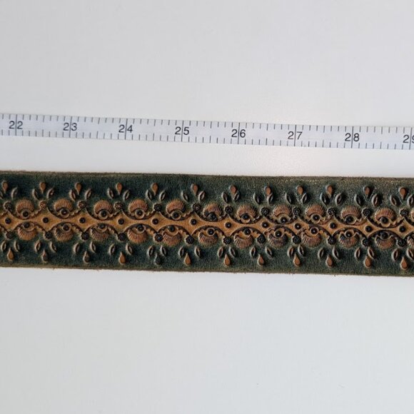 Dimensional Cast - "Ski Colorado" Belt Buckle & Belt  size 33-36 - Picture 4 of 10